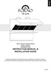 Forno FRHWM5029-60HB Manual De Instrucciones E Instalación