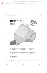 Dirt Devil REBEL25 DD2225-8 Manual De Instrucciones