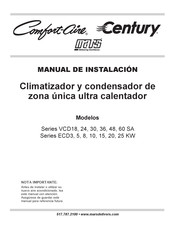 Mars VCD36 SA Serie Manual De Instalación