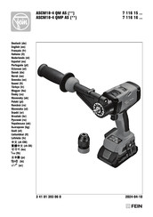 Fein ASCM18-4 QM AS Manual Del Usuario