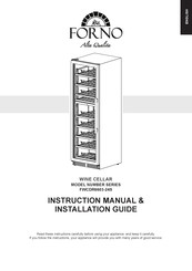 Forno Alta Qualita FWCDR6603-24S Serie Manual De Instrucciones E Instalación