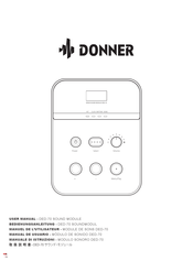 Donner DED-70 Manual De Usuario