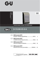 GU B-55280-05-0-6 Manual De Instrucciones Y De Montaje