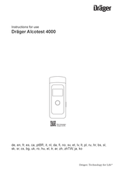 Dräger Alcotest 4000 Instrucciones De Uso