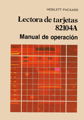 Hewlett Packard 82104A Manual De Operación