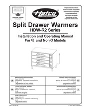 Hatco HDW-1R2 Manual De Instalación Y Operación