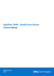 Dell OptiPlex 7040 Manual Del Propietário