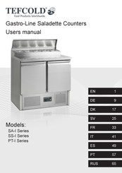 Tefcold SA1365 S/S Manual De Instrucciones