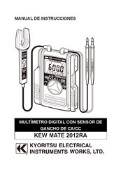 Kyoritsu Electrical Instruments Works KEW MATE 2012RA Manual De Instrucciones