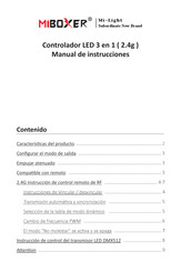 Mi-Light MiBOXER FUT037P Manual De Instrucciones