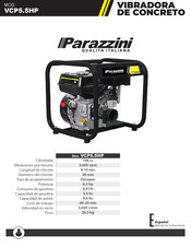 Parazzini VCP5.5HP Manual De Instrucciones