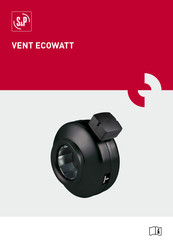 S&P VENT ECOWATT Manual De Instrucciones