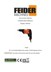 FEIDER Machines FPVP520 Instrucciones Originales