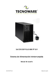 Tecnoware SAI EVO DSP PLUS 800 PF 0.9 Manual De Usuario