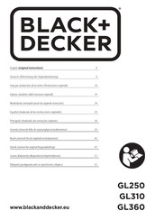 Black and Decker GL360 Traducido De Las Instrucciones Originales