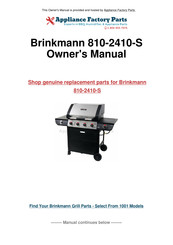 Brinkmann 810-2410-S Manual Del Propietário