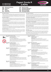 Jamara Pagani Zonda R Instrucción