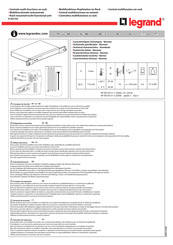 Legrand 0 433 02 Guia De Inicio Rapido
