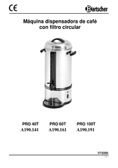 Bartscher A190.161 Manual Del Usuario