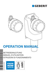 geberit HS01 Manual De Operación