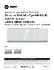 Trane 4TYK2324CFP00AA Manual De Instalación Y Operación