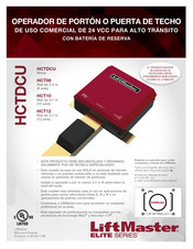 LiftMaster ELITE HCTDCU Manual Del Usuario