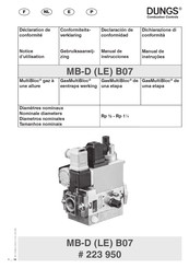 Dungs MB-DB07 Manual Del Usuario