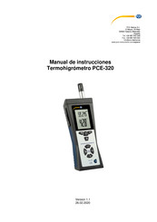 PCE PCE-320 Manual De Instrucciones