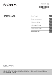 Sony KDL-40RE4 Serie Manual De Instrucciones