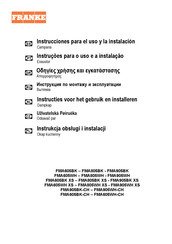 Franke 110.0260.655 Instrucciones Para El Uso Y La Instalacion