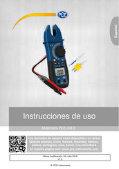 PCE Instruments PCE-CM 3 Instrucciones De Uso