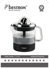 Bestron BLACK & WOOD ACJ350BW Manual De Instrucciones