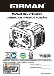 Firman WH03342 Manual Del Operador