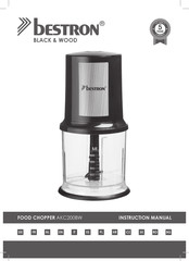 Bestron BLACK & WOOD AKC200BW Manual De Instrucciones