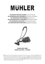 MUHLER MVC-80BS Manual De Uso