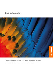 Lenovo ThinkBook 14 Gen 4 Guia Del Usuario