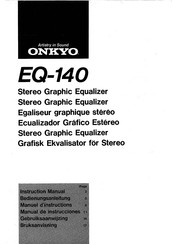 Onkyo EQ-140 Manual De Instrucciones