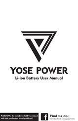 YOSE POWER 31838004 Manual Del Usuario