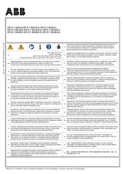 ABB CP-C.1 24/20.0-L Manual De Instrucciones