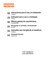 Franke 110.0177.596 Instrucciones Para El Uso Y La Instalacion