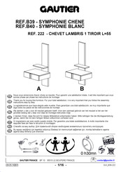 Gautier B39 Instrucciones De Montaje