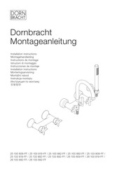 Dornbracht 25 133 892-33 Instrucciones De Montaje