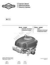 Briggs & Stratton Extended Life 330000 Manual Del Operario