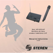 Steren WR-800UHF Manual De Instrucciones