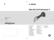 Bosch Professional GNA 18V-16 E Manual Original