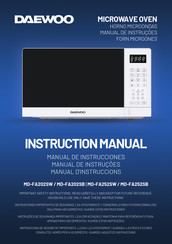 Daewoo MD-FA202SB Manual De Instrucciones