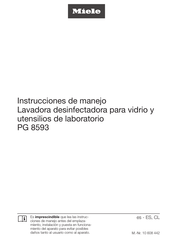 Miele PG 8593 Instrucciones De Manejo