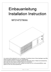 BTM WF314757WAA Instrucciones De Montaje