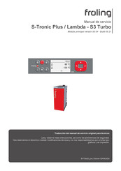 Fröling S-Tronic Plus Manual De Servicio