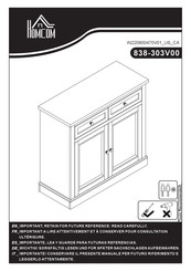 HOMCOM 838-303V00 Instrucciones De Montaje